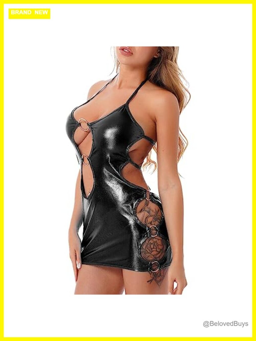 Cut Out Babydoll Nightdress Bodycon Mini Dress